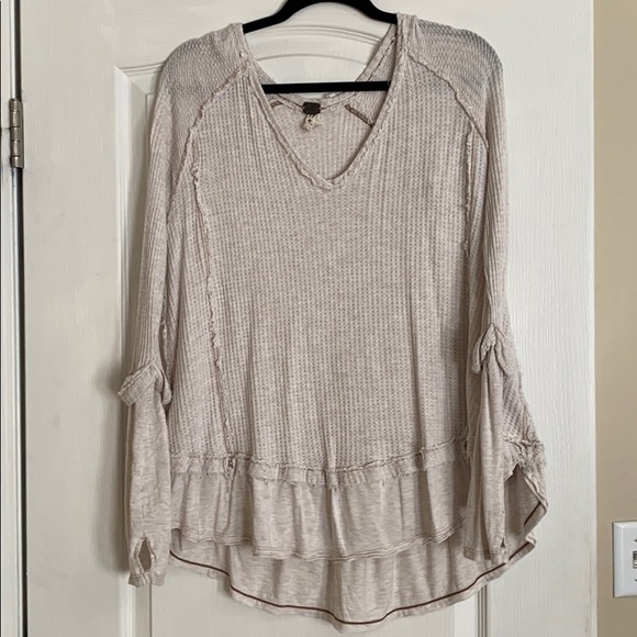 Free People thermal boho top - Picture 1 of 3